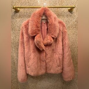 Pink Faux Jacket